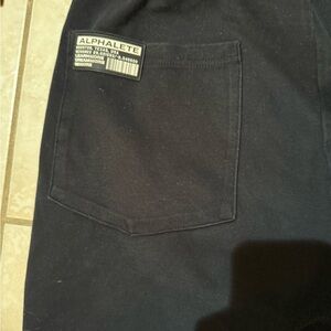 Alphalete Black Pocket Identy joggers